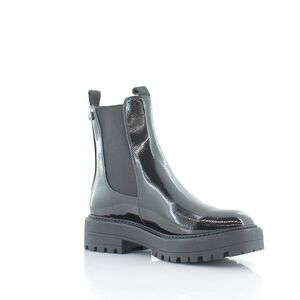 Sam Edelman Glossy Black Ankle Booties